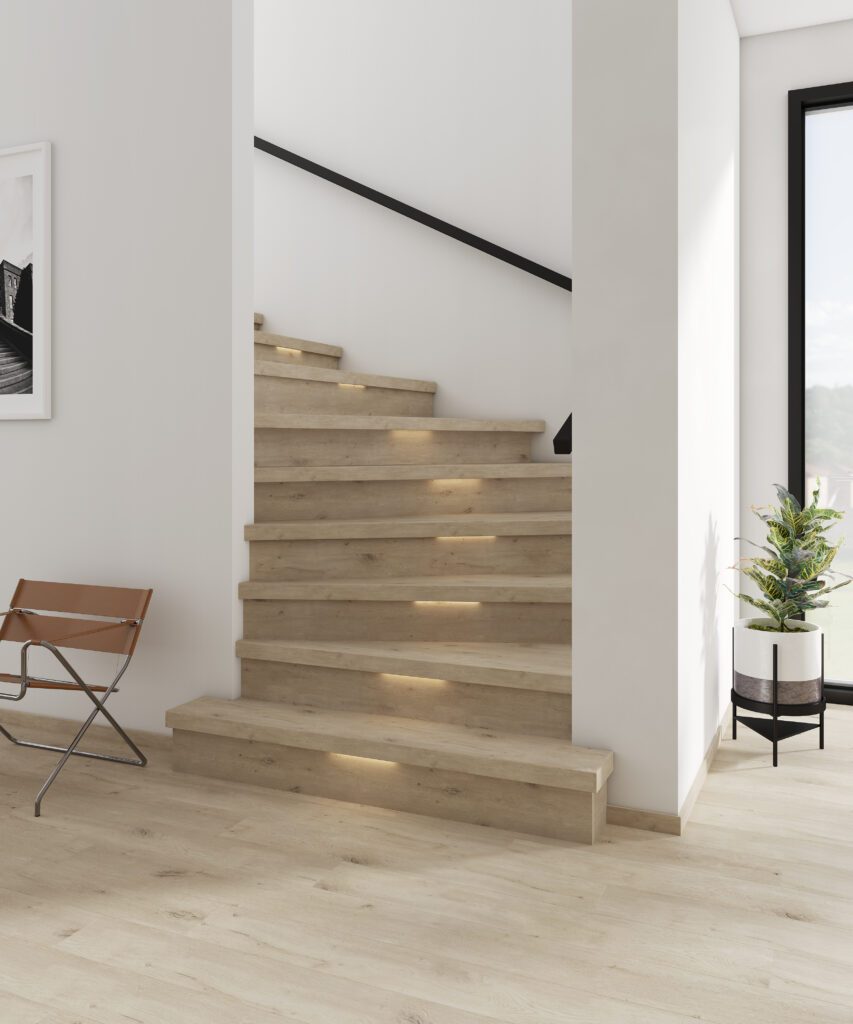Coretec Stairs – Forest at Keown Carpets