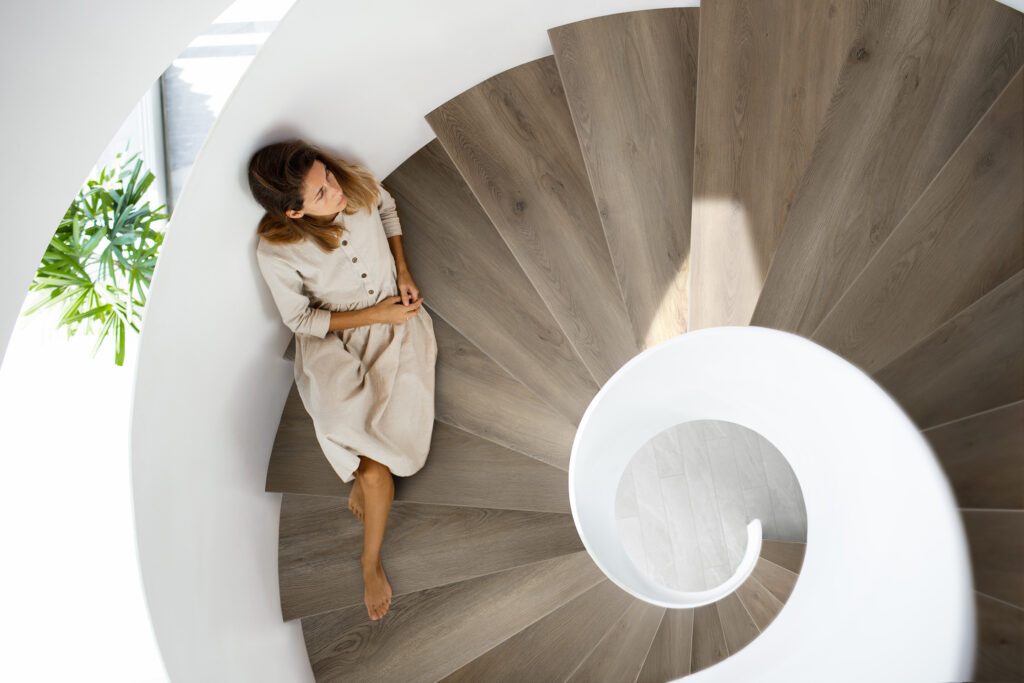 Coretec Stairs – Meadow at Keown Carpets